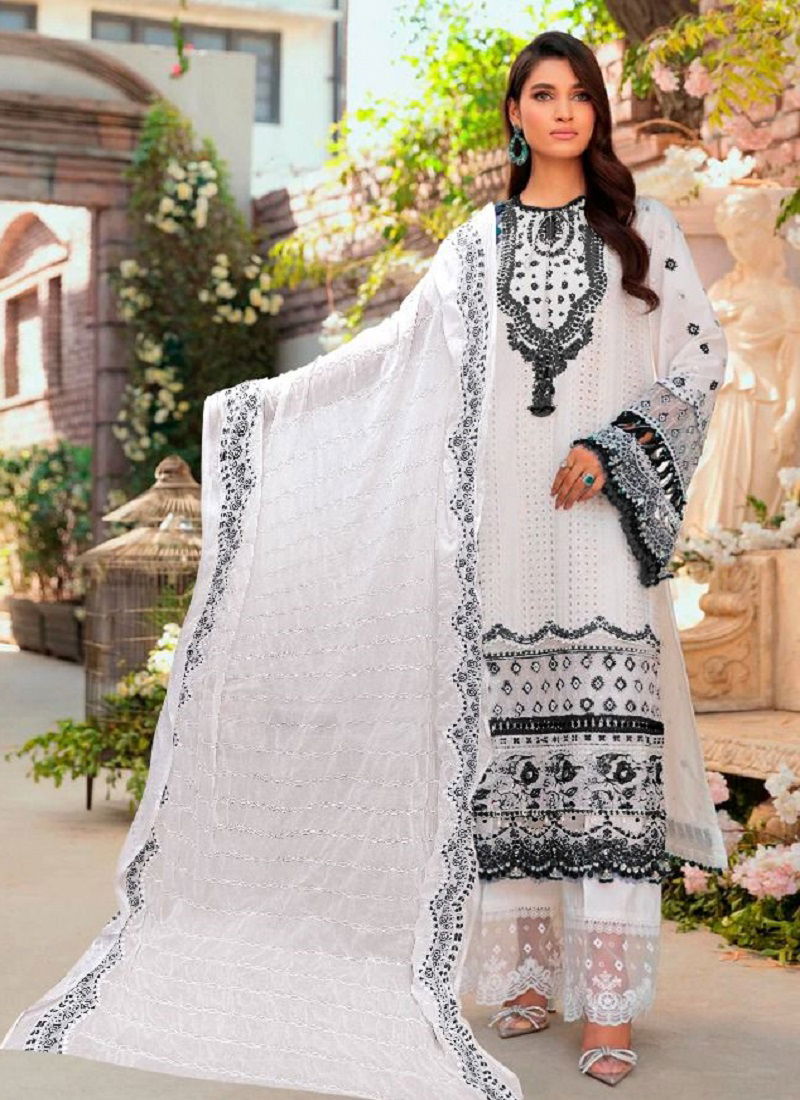 Saniya Anaya 1 Wholesale Pakistani Salwar Suit Cambric Cotton Catalog
